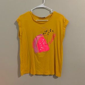 Zara Watermelon Top